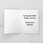 Hamster Valentine Day Card Karte (Innenseite)