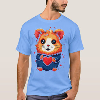 Hamster Valentine Day T-Shirt