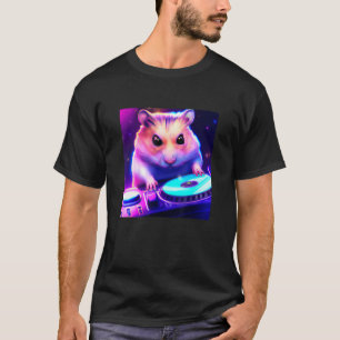 Hamster Vaporwave DJ Aesthetic Boys Girls Men Wom T-Shirt
