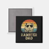Hamster Vater Hamster liebt Daddy Vatertag Magnet (Vorderseite/Rückseite)