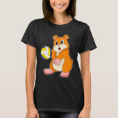 Hamster Volleyball T-Shirt (Vorderseite)