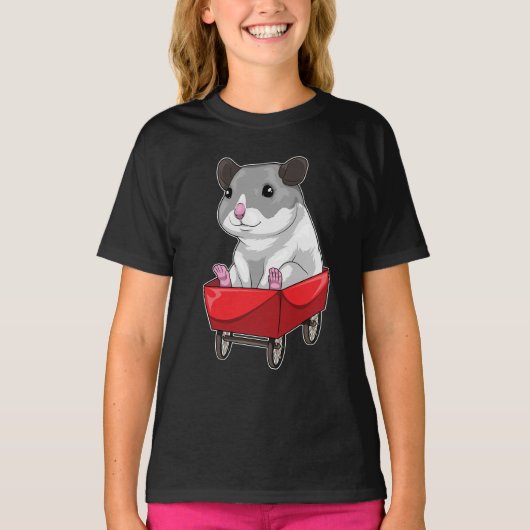 Hamster Wagon T-Shirt (Vorderseite)