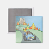 Hamster Weekend Getaway Magnet (Vorderseite/Rückseite)