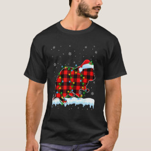 Hamster Weihnachts-Weihnachtsmannmütze Niedlicher T-Shirt