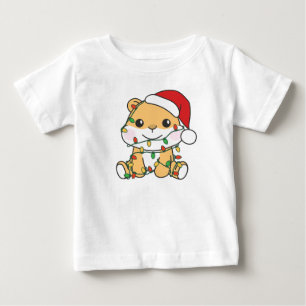 Hamster Weihnachts-Wintertiere Holiday Hamsters Baby T-shirt