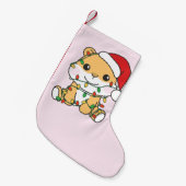 Hamster Weihnachts-Wintertiere Holiday Hamsters Kleiner Weihnachtsstrumpf (Vorderansicht (hängend))