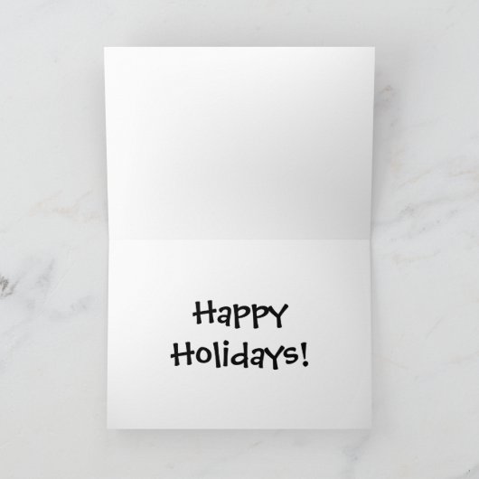 Hamster Weihnachtskarte Feiertagskarte (Innenseite)