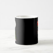 Hamster Weihnachtsmann Schlitten Fliegend Lustiger Kaffeetasse (Mittel)