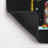 Hamster Weihnachtsmannmütze Palm Tree Beach Xmas P Mousepad (Ecke)