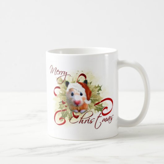 Hamster-WeihnachtsTassen Kaffeetasse (Rechts)