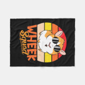 Hamster Whead Squad Fleecedecke (Vorderseite (Horizontal))