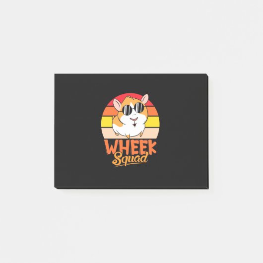 Hamster Whead Squad Post-it Klebezettel (Vorderseite)