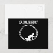 Hamster Wheel Business Self Employment Hamsters Postkarte (Vorne/Hinten)