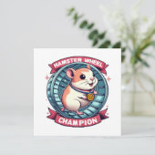 Hamster Wheel Champion (Stehend Vorderseite)