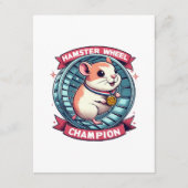 Hamster Wheel Champion Begleitkarte (Vorderseite)