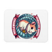 Hamster Wheel Champion Magnet (Horizontal)