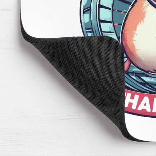Hamster Wheel Champion Mousepad (Ecke)