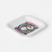 Hamster Wheel Champion Pappteller (Gewinkelt)