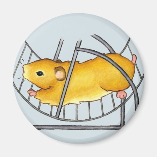 Hamster Wheel Ted Magnet (Vorne)