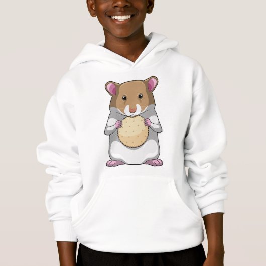 Hamster with Biscuit Hoodie (Vorderseite)