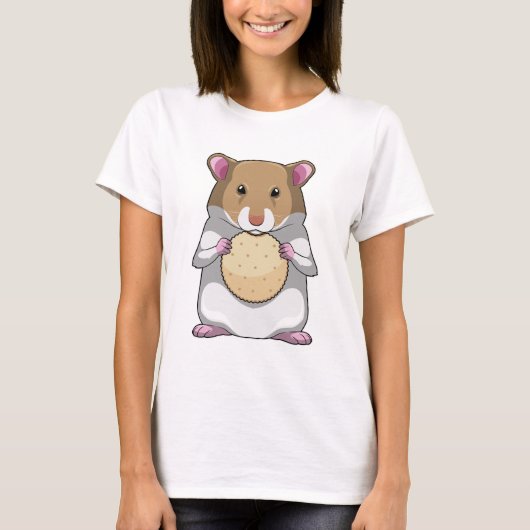 Hamster with Biscuit T-Shirt (Vorderseite)