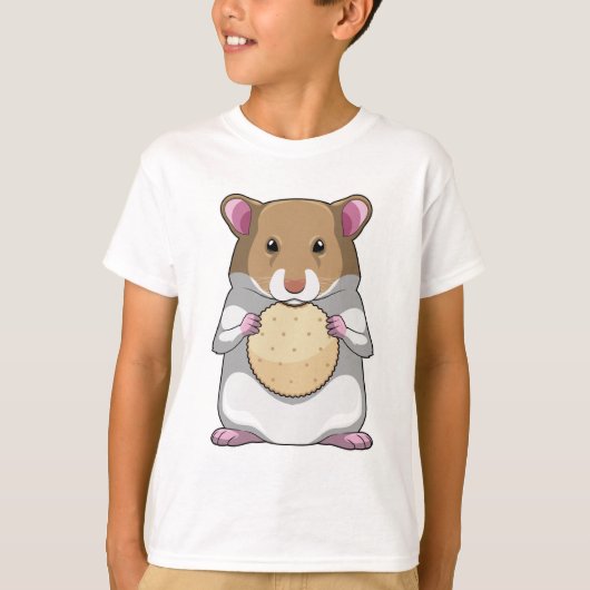 Hamster with Biscuit T-Shirt (Vorderseite)