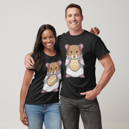 Hamster with Biscuit T-Shirt (Unisex)