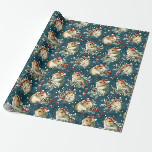 Hamster Wrapping Paper Geschenkpapier (Ungerollt)