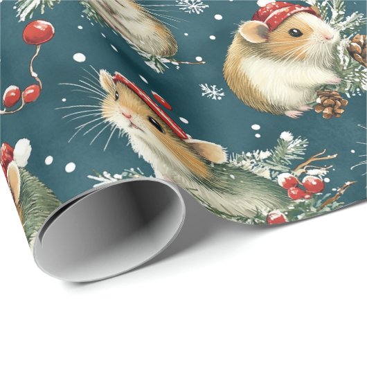Hamster Wrapping Paper Geschenkpapier (Rolleneckpunkt)