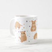 Hamster Yoga Kaffeetasse (Vorderseite Links)