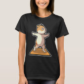 Hamster Yoga Poses Sport Gymnastics Ohm Heartbeat T-Shirt (Vorderseite)