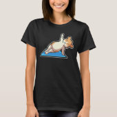 Hamster Yoga Poses Sport Gymnastics Ohm Heartbeat T-Shirt (Vorderseite)