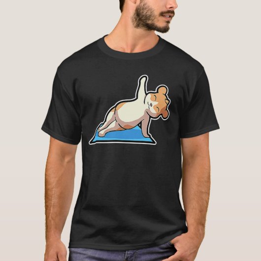 Hamster Yoga Poses Sport Gymnastics Ohm Heartbeat T-Shirt (Vorderseite)