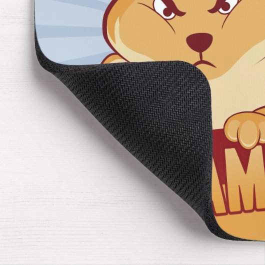 Hamster-Zeit Mousepad - horizontal (Ecke)