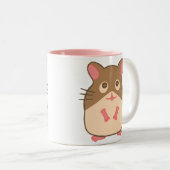 Hamster Zweifarbige Tasse (VorderseiteRechts)