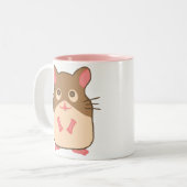 Hamster Zweifarbige Tasse (Vorderseite Links)