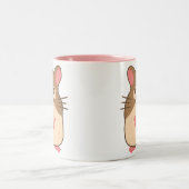 Hamster Zweifarbige Tasse (Mittel)