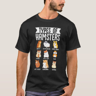 Hamsterarten Niedliche syrische Zuchtnager T-Shirt