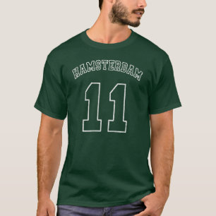 Hamsterdam #11 Fußball-Jersey-Dunkelheits-T - T-Shirt