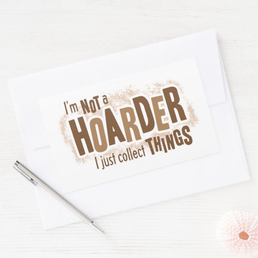 Hamsterer Rechteckiger Aufkleber (Umschlag)