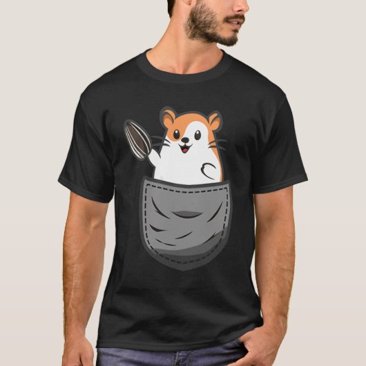 Hamsterkostüm in der Brust T-Shirt (Vorderseite)