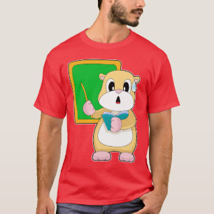 Hamsterlehrerin Blackboard School T-Shirt