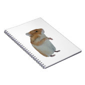 HamsterNotebook in Weiß Notizblock (Rechte Seite)