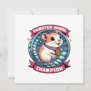 Hamsterrad Champion Einladung