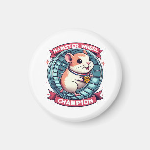 Hamsterrad-Champion Magnet