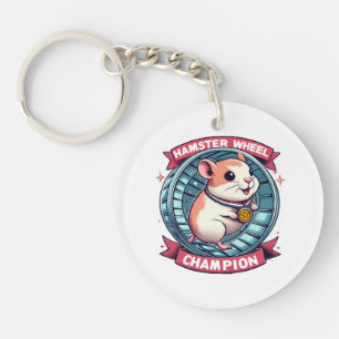 Hamsterrad-Champion Schlüsselanhänger