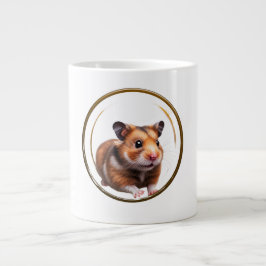 Hamsterrad gute Zeit Jumbo-Tasse