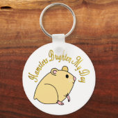 Hamsters Brighed My Day Schlüsselanhänger (Vorderseite)