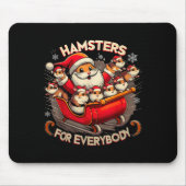 Hamsters For Everybody Christmas Pajamas Hamster K Mousepad (Vorne)