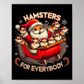 Hamsters For Everybody Christmas Pajamas Hamster K Poster (Vorne)